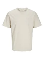 Koszulki męskie - Jack & Jones Koszulka "Jake" w kolorze kremowym - miniaturka - grafika 1