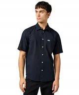 Koszule męskie - Koszula Wrangler SS 1 PKT SHIRT 112362729 Black XL - miniaturka - grafika 1