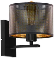 Lampy ścienne - Czarna lampka ścienna w stylu loft ELVORA AŻUR - miniaturka - grafika 1