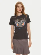 Koszulki i topy damskie - ONLY T-Shirt Henny 15327666 Czarny Regular Fit - miniaturka - grafika 1