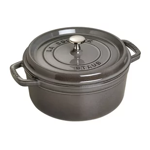 Staub Cocotte 26 cm Szary 40509-312-0 - Garnki - miniaturka - grafika 2