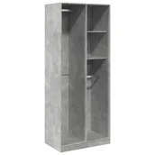 Szafy - vidaXL Szafa betonowa szara 80x50x200 cm materiał drewnopochodny - miniaturka - grafika 1