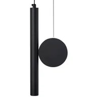 Lampy sufitowe - Lampa wisząca LED metalowa czarna DAMAS - miniaturka - grafika 1