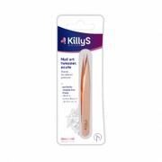 Akcesoria do paznokci - Killys Nail Art Tweezer pęseta do zdobień paznokci Rose Gold 109955-uniw - miniaturka - grafika 1