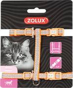 Szelki dla kotów - Zolux Szelki nylon regulowane Shiny kolor pomarańczowy - miniaturka - grafika 1