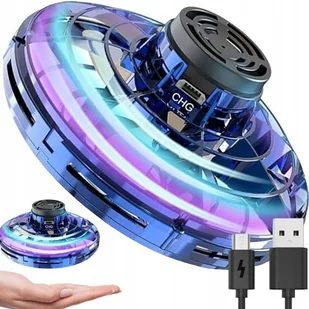 LOTEK LATAJĄCY DRON LED SPINNER BUMERANG ZABAWKA KOLOROWA DLA DZIECI - Zabawki sensoryczne - miniaturka - grafika 1