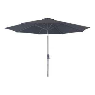 House Nordic Parasol ogrodowy Houston z metalową ramą 300 cm czarny - Parasole ogrodowe - miniaturka - grafika 1