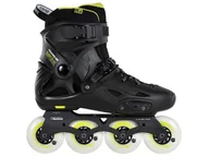 Rolki - Rolki Powerslide Imperial One Black Yellow 80 - 37-38 - miniaturka - grafika 1