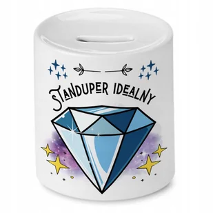 Dla Standupera Skarbonka na Urodziny na Prezent z Nadrukiem ze Zdjęciem + Opakowanie na prezent (wzór 04) - Skarbonki Dla Standupera Skarbonka na Urodziny na Prezent z Nadrukiem ze Zdjęciem + Opakowanie na prezent (wzór 04) - Skarbonki - miniaturka - grafika 1