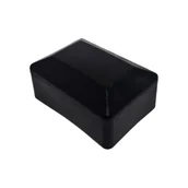 Akcesoria do ogrodzeń - Daszek na słupek ogrodzeniowy czarny - 4 cm x 6 cm - miniaturka - grafika 1