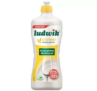 Płyny do naczyń - Ludwik Płyn do mycia naczyń Cytrynowy 900ml - miniaturka - grafika 1