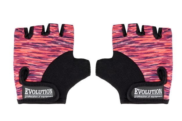 Evolution, Rękawice rowerowe damskie Lycra Pink - M
