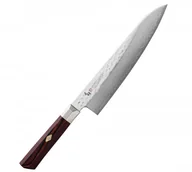 Noże kuchenne - Mcusta Zanmai Supreme Hammered 21 Cm Czerwony Nóż Szefa Kuchni Ze Stali Nierdzewnej - miniaturka - grafika 1