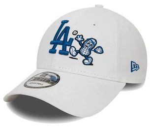 Czapka z daszkiem NEW ERA LA Dodgers Food Character 9FORTY biała - Czapki damskie - miniaturka - grafika 1
