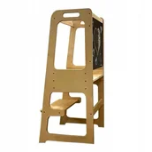 Łóżeczka i kojce - Wieża Lapchu+ drewniana z tablicą do rysowania - miniaturka - grafika 1