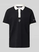 Koszulki męskie - Koszulka polo z wyhaftowanym logo - miniaturka - grafika 1