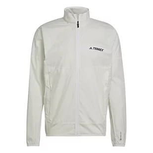 adidas Męska kurtka przeciwwiatrowa Mt, biała (nondye), XXL - Kurtki męskie - miniaturka - grafika 1