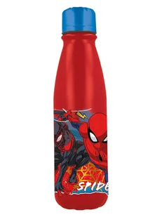 Spiderman Bidon "Spiderman" w kolorze czerwonym - 600 ml - Sztućce dla dzieci - miniaturka - grafika 1