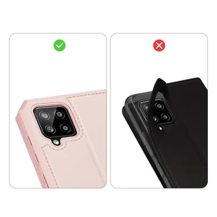 Dux Ducis Skin X kabura etui pokrowiec z klapką Samsung Galaxy A42 5G różowy - Etui i futerały do telefonów - miniaturka - grafika 11
