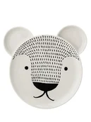 Miseczki i talerzyki dla dzieci - talerzyk w kształcie misia, kremowy, Bloomingville - miniaturka - grafika 1