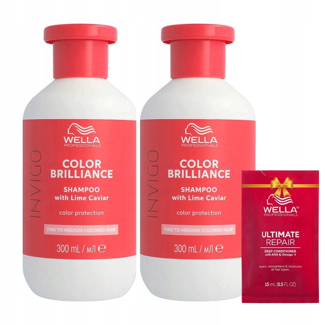 Wella Professionals Invigo Brill Szampon do Włosów 300ml 2 szt.