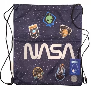 Worek szkolny na buty obuwie odblask NASA - Worki na buty - miniaturka - grafika 1