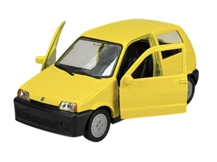 WELLY FIAT CINQECENTO ŻÓŁTY 1:34 43854 - Samochody i pojazdy dla dzieci - miniaturka - grafika 1