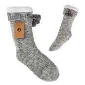 Skarpetki damskie - Skarpety Ocieplane Grube z Futerkiem Zimowe Capitan Mike - miniaturka - grafika 1