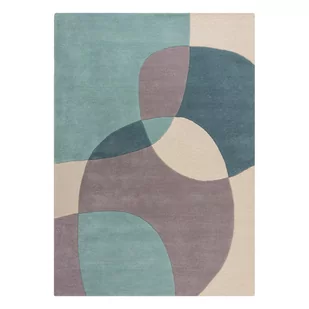 Niebiesko-beżowy dywan wełniany 170x120 cm Glow – Flair Rugs - Dywany - miniaturka - grafika 1