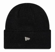 Czapki damskie - Czapka zimowa NEW ERA Wide Cuff Knit Beanie Black - miniaturka - grafika 1