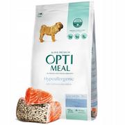 Sucha karma dla psów - OPTIMEAL „Hypoallergenic” hipoalergiczna pełnowartościowa sucha karma dla dorosłych psów średnich i dużych ras – łosoś 12 kg - miniaturka - grafika 1