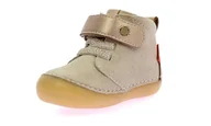 Botki damskie - KICKERS SONIZIKRO Botki do kostki dla chłopców, unisex, dla dzieci, 34, szampański, beżowy, 2 UK Child - miniaturka - grafika 1