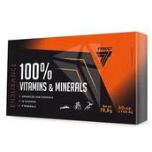 Witaminy i minerały dla sportowców - Trec 100% Vitamins&amp;Minerals Endurance 60caps - miniaturka - grafika 1