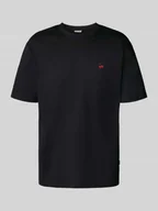 Koszulki męskie - T-shirt o kroju relaxed fit z czystej bawełny - miniaturka - grafika 1