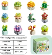 Klocki - Zestaw Klocków Kwiaty 1097el. EDUKAMP - miniaturka - grafika 1