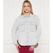 Koszule damskie - One Teaspoon Jeansowa koszula Smiley Daria | Relaxed fit - miniaturka - grafika 1