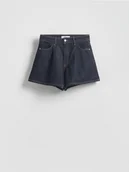 Spodenki damskie - Reserved - Jeasnowe szorty - granatowy - miniaturka - grafika 1