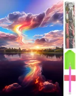 Zabawki kreatywne - HAFT DIAMENTOWY 5D Zestaw Obraz MOZAIKA 40*60cm - miniaturka - grafika 1