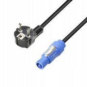 Adam Hall 8101 PCON 0150 X - Kabel zasilający CEE 7/7 - Power Twist 1.5 mm 1.5 m 8101PCON0150X