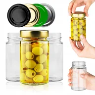 Pojemniki kuchenne - 10x MAŁE SŁOIKI NA MIÓD PRZETWORY POWIDŁA DŻEMY 245ML SŁOICZEK NA PRZYPRAWY - miniaturka - grafika 1