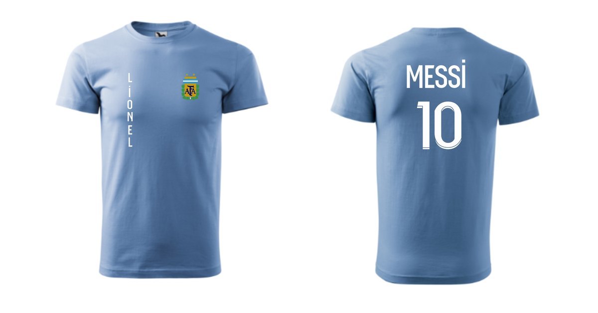 Koszulka MESSI 10 ARGENTYNA jr Katar'22