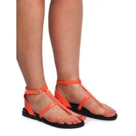 Sandały damskie - Sandały Meliski LS01 Różowy różowe - ButyModne - miniaturka - grafika 1