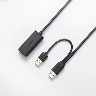 UGREEN aktywny przedłużacz USB 2.0 kabel 5m czarny (US137) 20213 - Kable USB - miniaturka - grafika 1