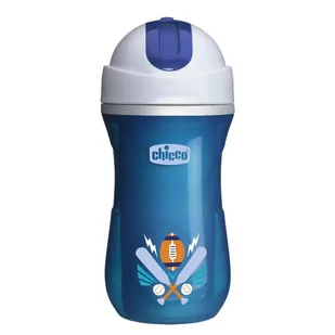 Chicco Chicco Kubek Niekapek Termiczny ze Słomką Chłopiec 14m+ Chicco Kubek Termiczny dla Chłopca 266 ml - Kubki dla dzieci - miniaturka - grafika 2