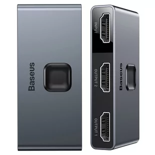 Baseus Splitter Matrix HDMI 2x HDMI 4K 30 Hz szary CAHUB-BC0G CAHUB-BC0G - Rozgałęźniki - miniaturka - grafika 18