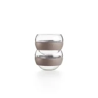 Filiżanki - Lekue Lekue Calm At Home 250 Ml 2 Szt Filiżanki Do Herbaty Szklane - miniaturka - grafika 1