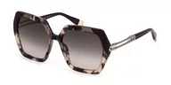 Okulary przeciwsłoneczne - Furla Okulary damskie, Fuxia/Pink Havana, 56 - miniaturka - grafika 1