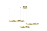 Lampy sufitowe - Wisząca lampa Halo AZ4976 LED 180W okrąg stylowa czarna - miniaturka - grafika 1