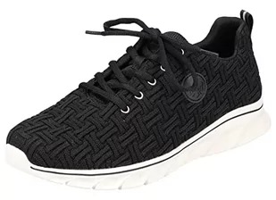 Rieker Damskie sneakersy 54021, czarny, 42 EU - Sneakersy damskie - miniaturka - grafika 1