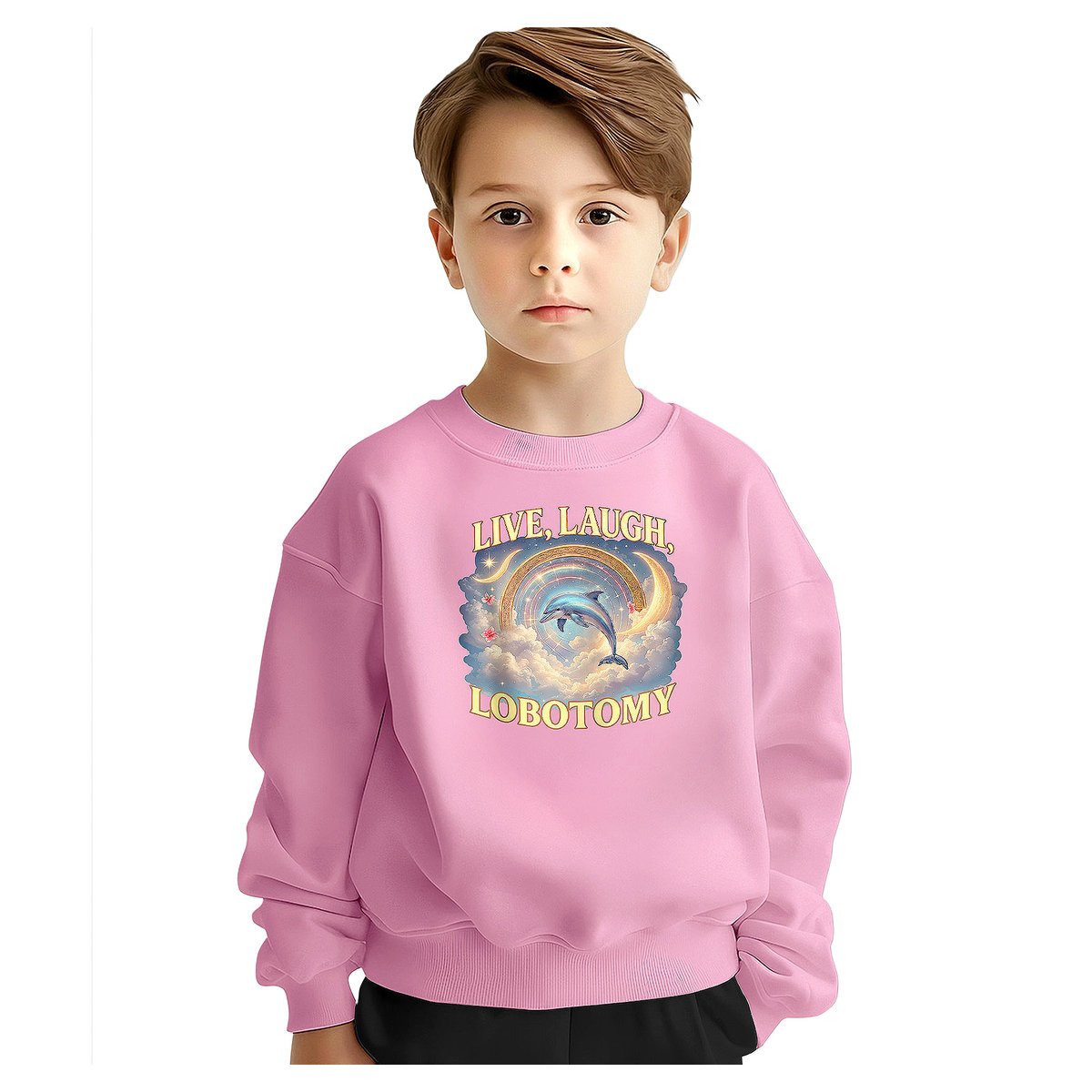 BLUZA DZIECIĘCA LIVE LAUGH LOBOTOMY 146-152 DLA CHŁOPCA DZIEWCZYNKI
